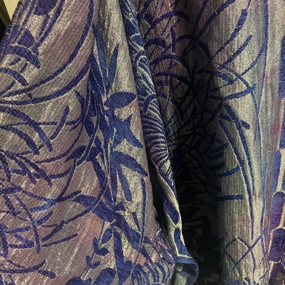 *Rare Vintage Designer Piece* Zonda Nellis Silk Blend Tapestry Kimono Cardigan - Picture 15 of 16